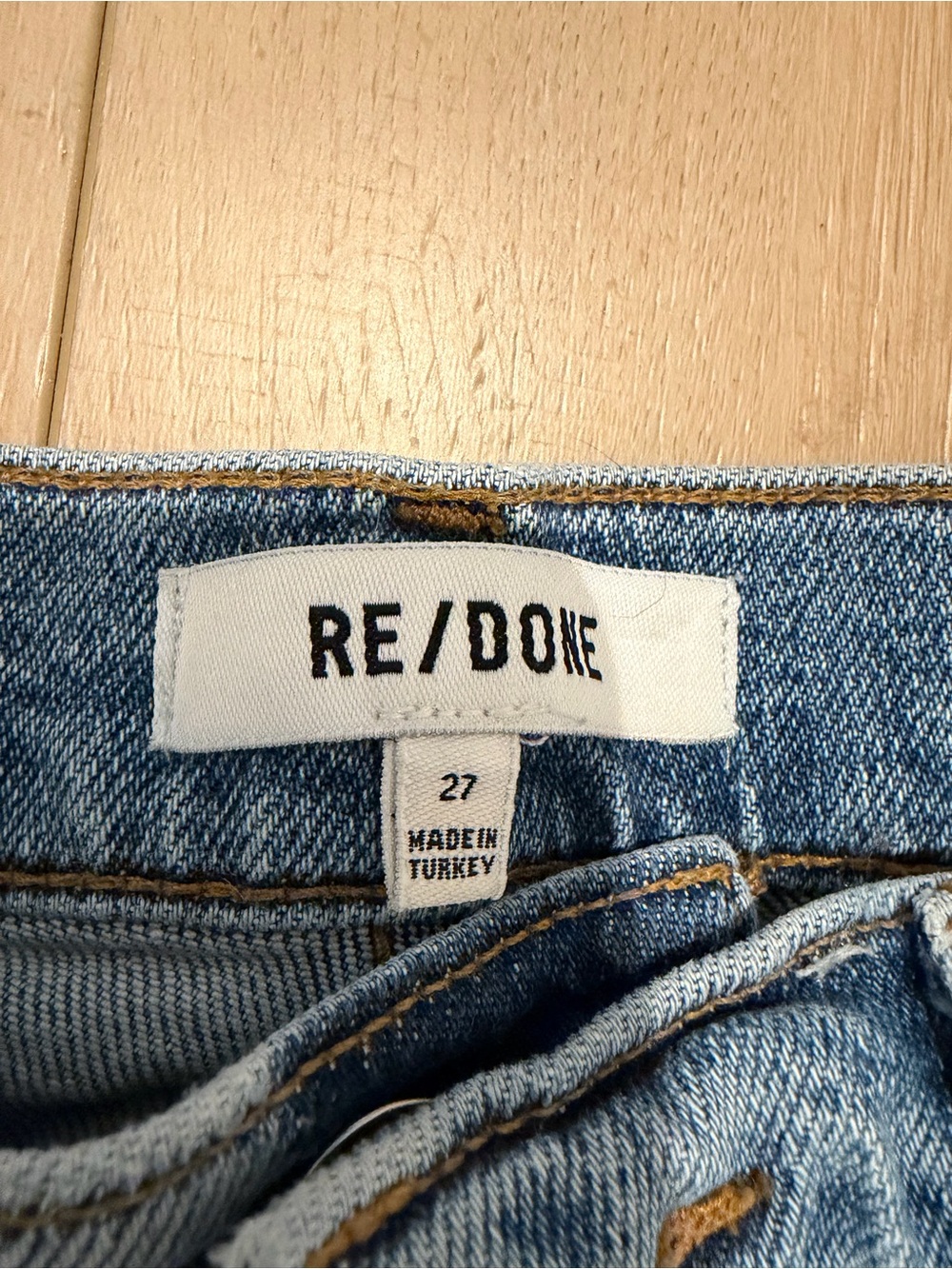 Re/Done Women's 90’s High Rise Ankle Crop
